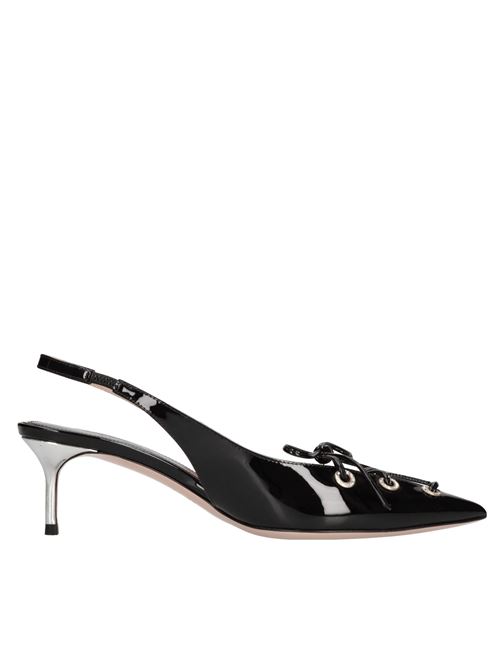  GEDEBE | SUZIE SLINGBACK PATENTNERO
